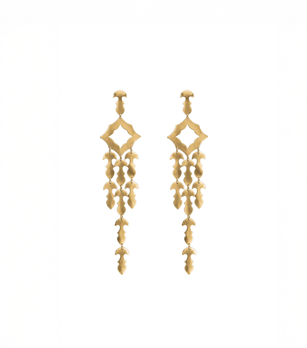 Brinco Ficções Dourado